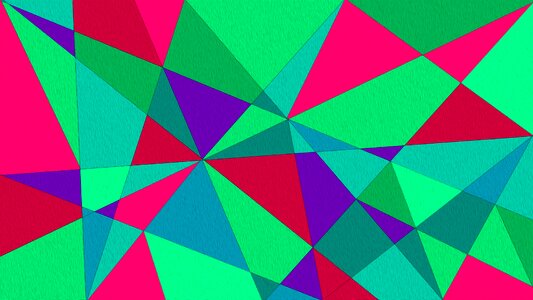 Abstract triangle colors