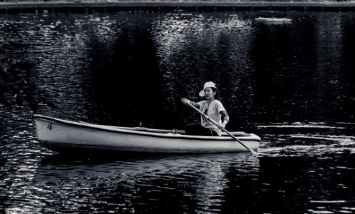 Let's row #cre8ivequest #boating #girl #rowingboat #blacka… 