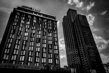 View from skytrain #cre8ivequest #blackandwhite #bnw #mono… 