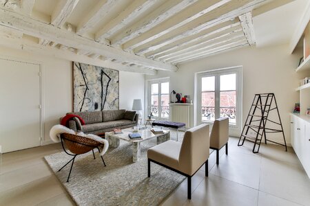 Decoration fur scandinavian stay white living room