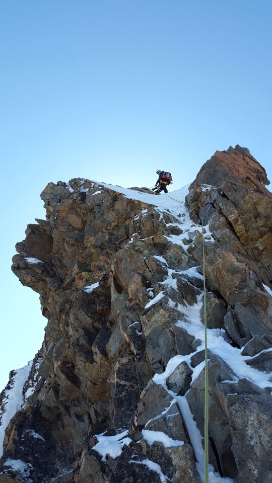 Secure rock climbing rock
