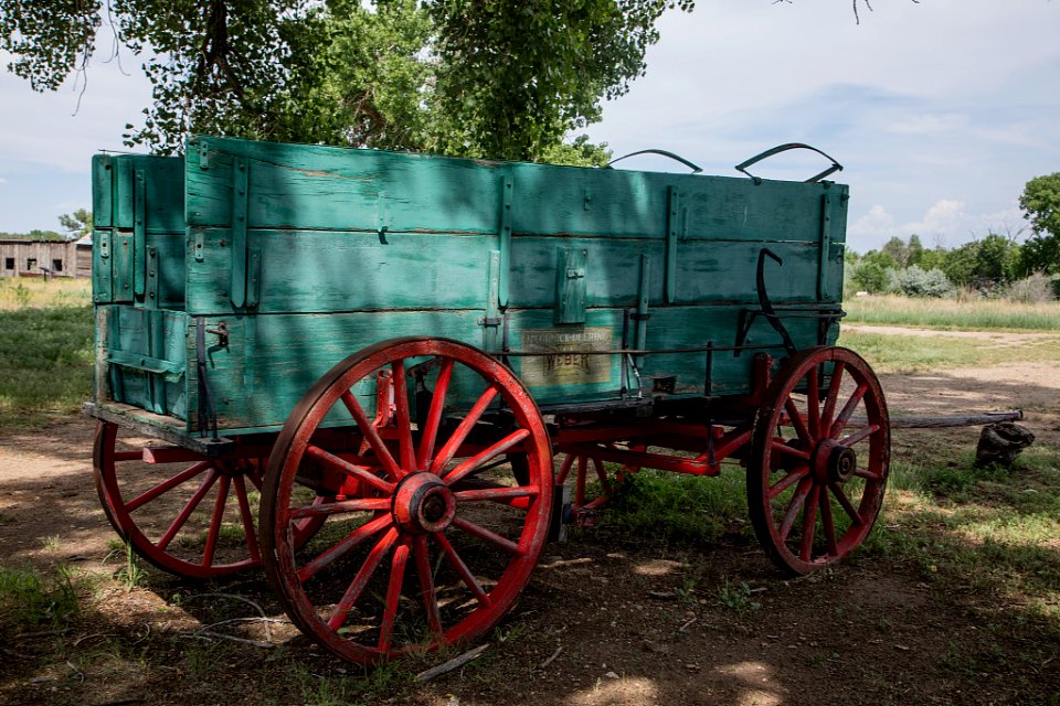 Old freight wagon photo