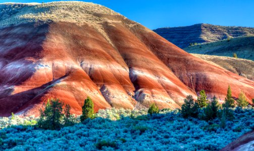 Painted hills at Sutton Mountain photo