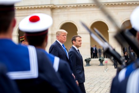 President Trump's trip to France photo