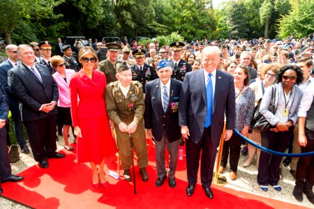 President Trump's trip to Paris photo