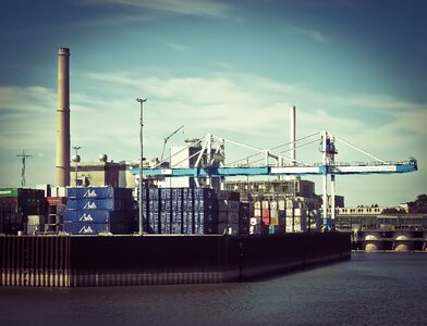 Shipping cargo marketing hub photo