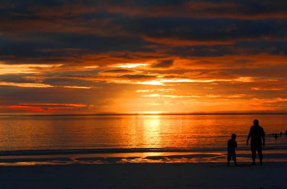 Twilight sea ​​dusk kei islands