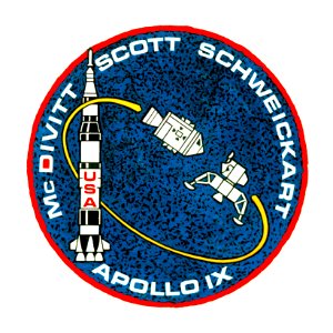 Apollo 9 patch photo