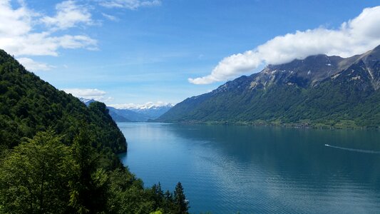 Summer bergsee landscape