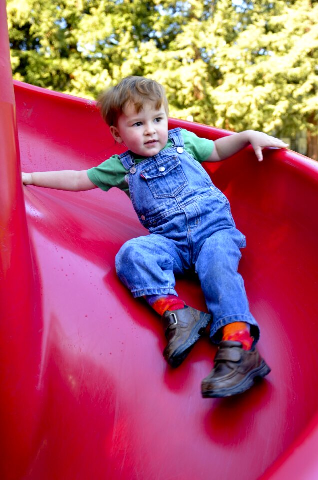 Slide park play
