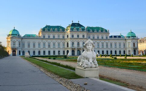 Baroque vienna upper belvedere photo