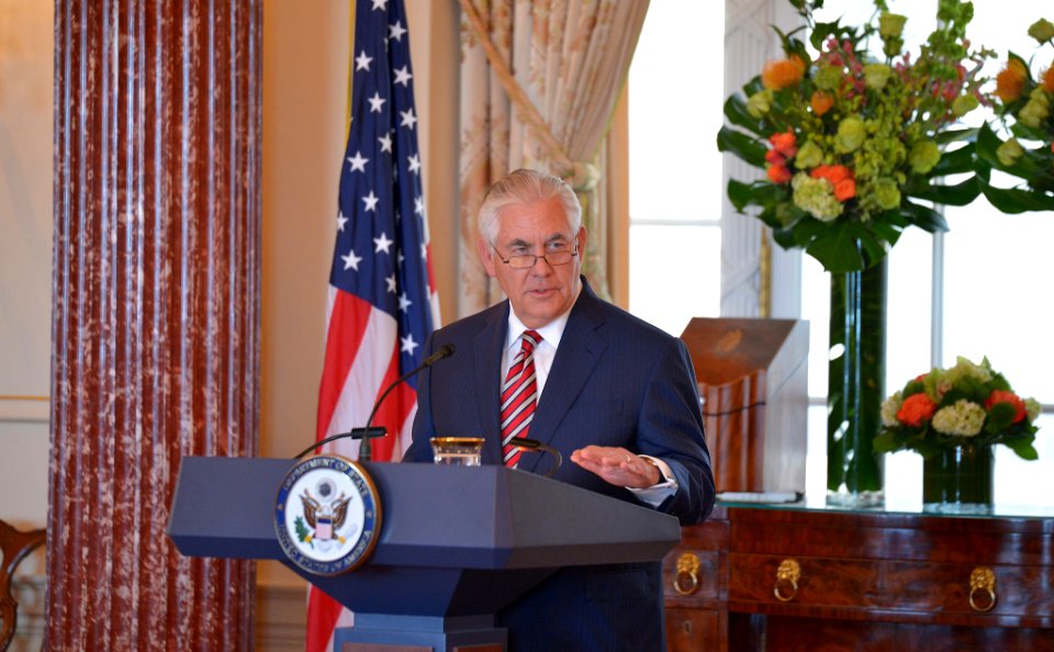 Secretary of State Rex Tillerson 