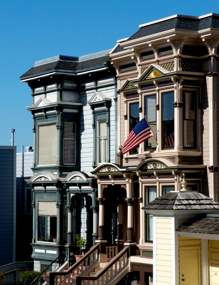 Victorian houses in San Francisco 