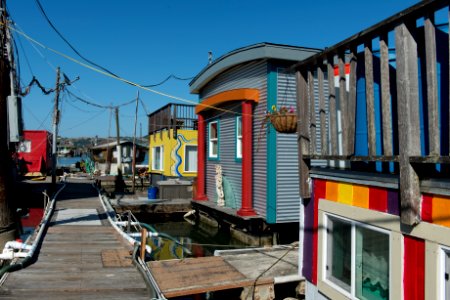 Sausalito, California houseboats 