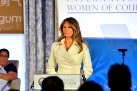 First Lady Melania Trump Delivers Remarks at the 2017 Inte… 