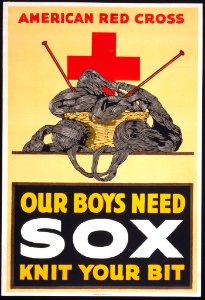 Our boys need sox, knit your bit photo