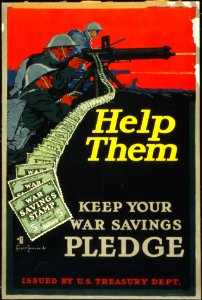 Help them - keep your war savings pledge 
