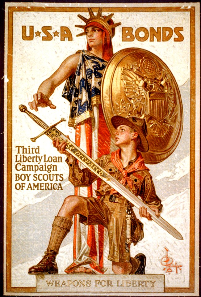 U*S*A Bonds - Third Liberty Loan Campaign - Boy Scouts of … photo
