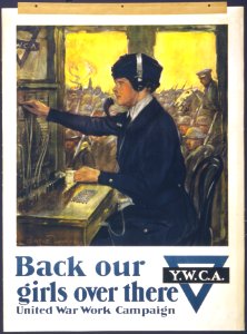 Back our girls over there United War Work Campaign photo