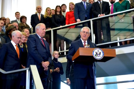 Secretary Tillerson Delivers Welcome Remarks to State Depa… photo