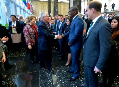 Secretary Tillerson Greets State Department Employees on h… photo