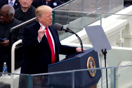 President Trump's inauguration photo