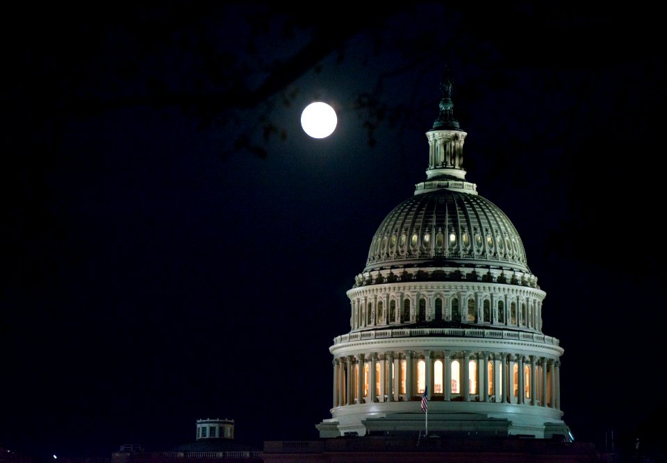 Capitol supermoon 2016 photo