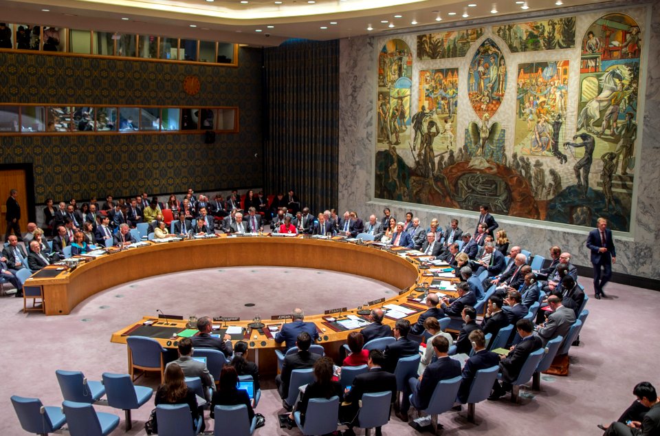 The Security Council meets 