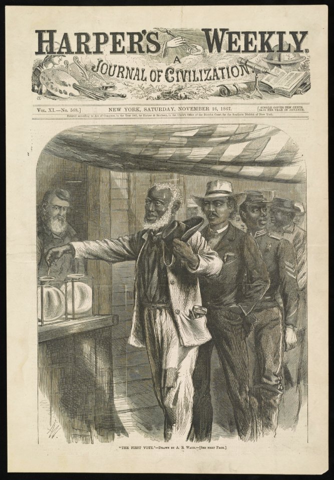 The First Vote 1867 photo