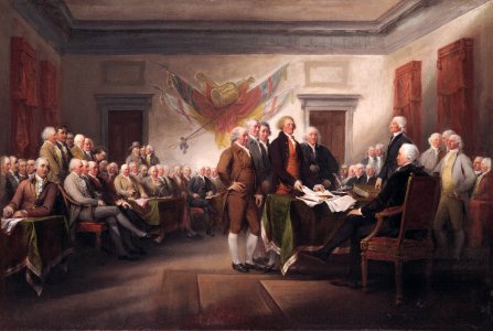 Painting history - The Declaration of Independence, July 4… 