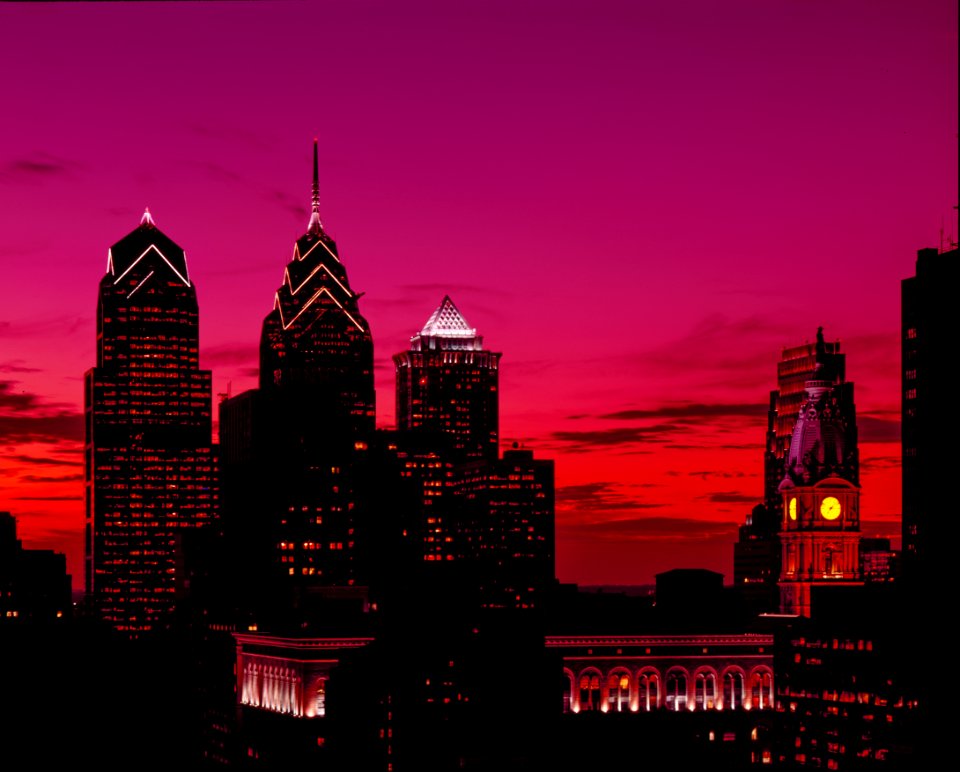 Philadelphia sunset photo