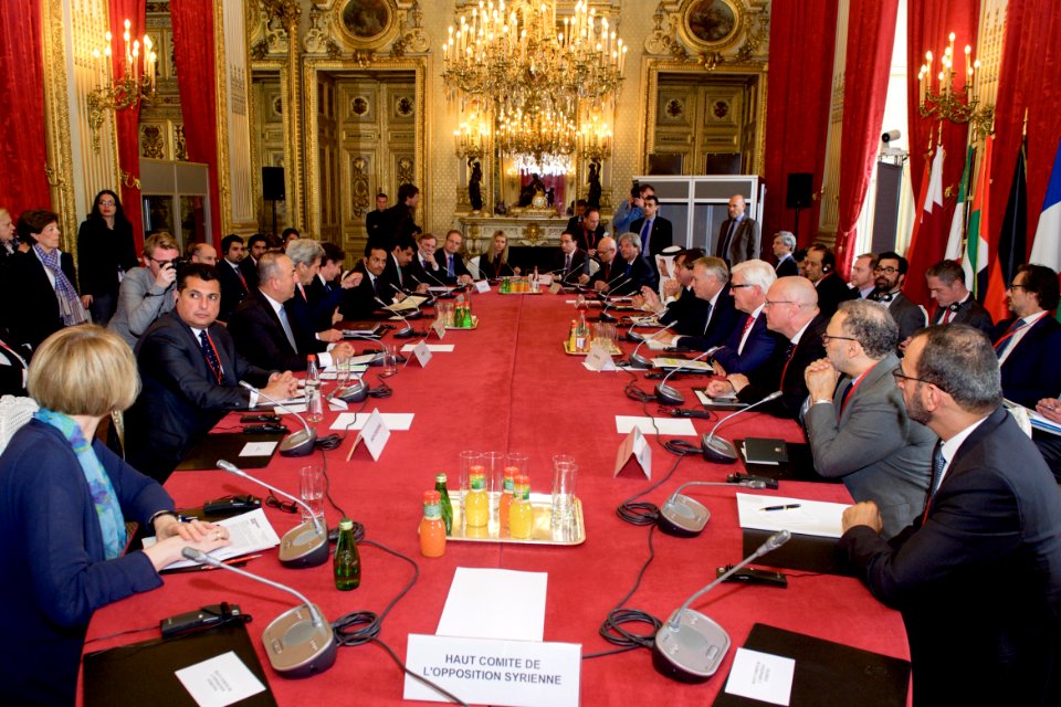 Secretary Kerry Participates in a Multilateral Meeting Abo… 