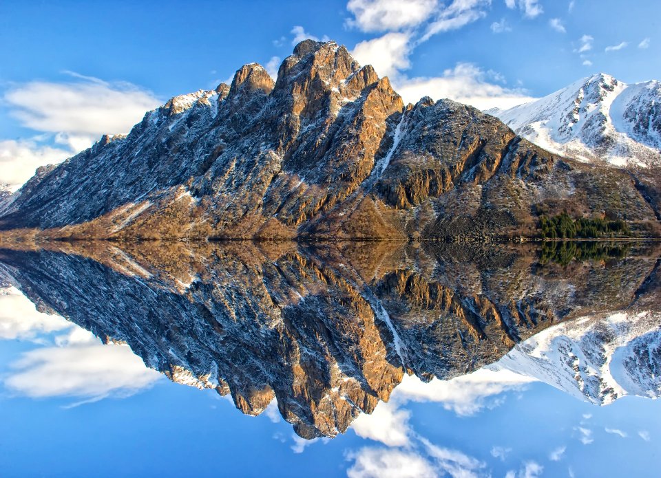 Mountain and water, Norway 