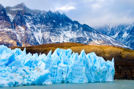 Patagonia glacier, Chile photo