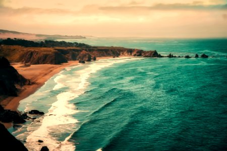 Pacific ocean, california photo