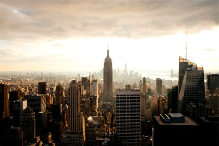New York city ariel view 