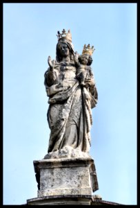Santuario del Sacro Monte di Varese. Statua della Vergine … photo