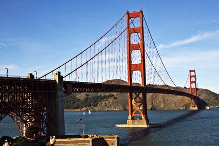 Golden gate bridge california ocean photo