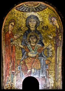 Vergine seduta col Bambino sulle ginocchia con Santa Prass… photo