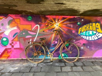 Fiets met verlichting 