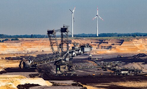 Bucket wheel excavators industry technology photo