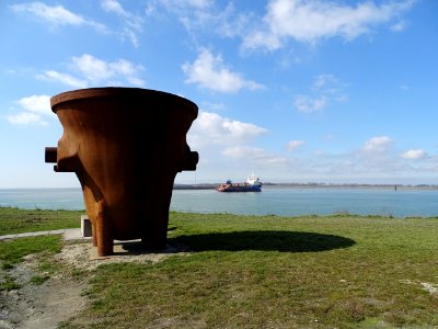 fauteuil met uitzicht op de Westerschelde 