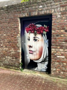 ingemetselde maagd in Sittard 