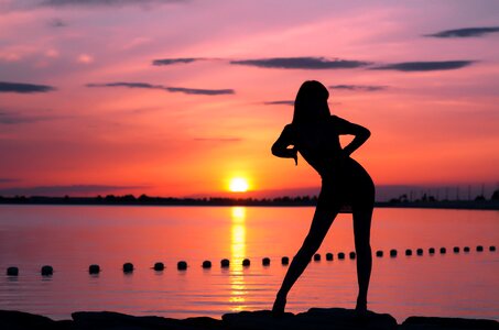 Woman digital put forward