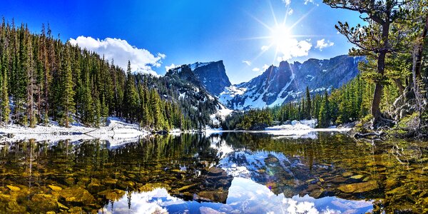 Reflection calm peaceful