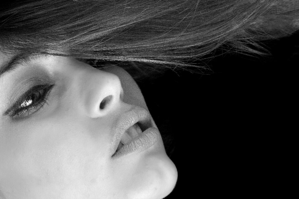Fashion young beauty model