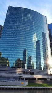 City reflection chicago photo