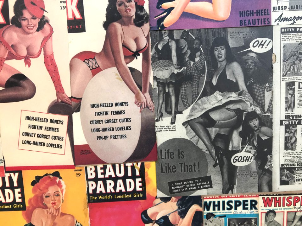 Beauty Parade Magazine in the fifties 