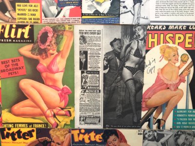 Flirt Fresh and Whisper Magazine in the fifties 
