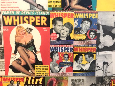 Flirt Fresh and Whisper Magazine in the fifties 